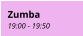 Zumba 19:00 - 19:50