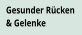 Gesunder Rücken & Gelenke